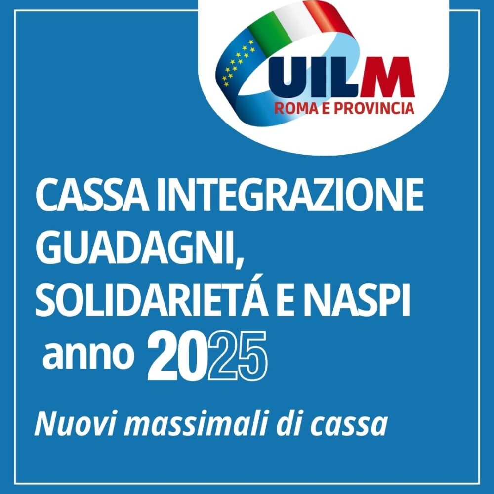 CASSA INTEGRAZIONE GUADAGNI ORDINARIA 2025